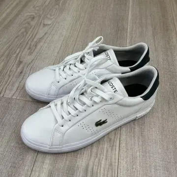 라코스테 Lacoste 화이트 스니커즈 27cm 남성용