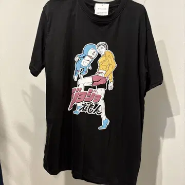 죠죠에몬 도라에몽 죠죠의 기묘한 모험 패러디 티셔츠 L 사이즈