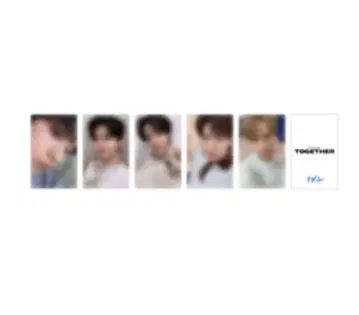 txt TOGETHER 유니버셜 특전 5장 세트