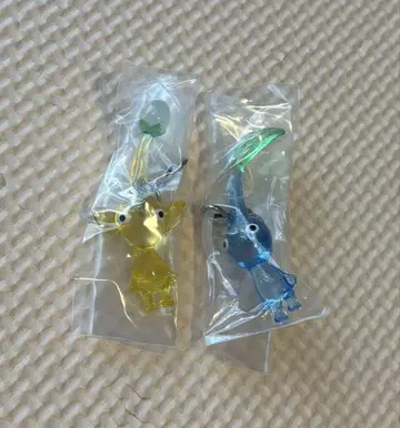 피크민 메지루시 액세서리 1 노랑 피크민과 2 파랑 피크민