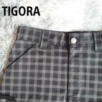TIGORA 체크 무늬 스커트 사이즈 7