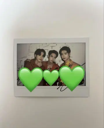 친필 사인 포함 폴라로이드 도재정 NCT 도영 재현 정우