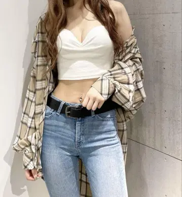GYDA 오리지널 체크 BIG 셔츠