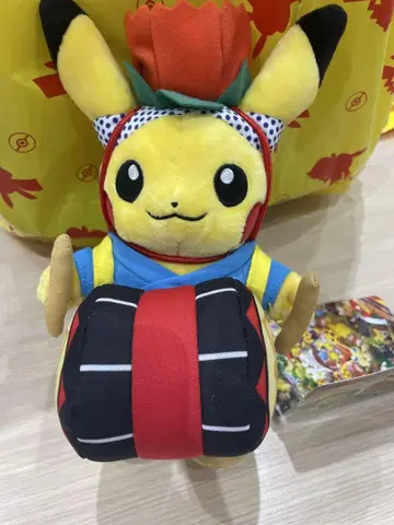 피카츄 산사 춤 봉제 인형