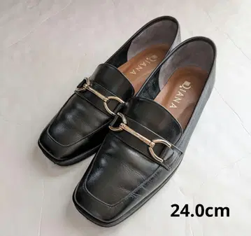 DIANA 블랙 로퍼 24.0cm