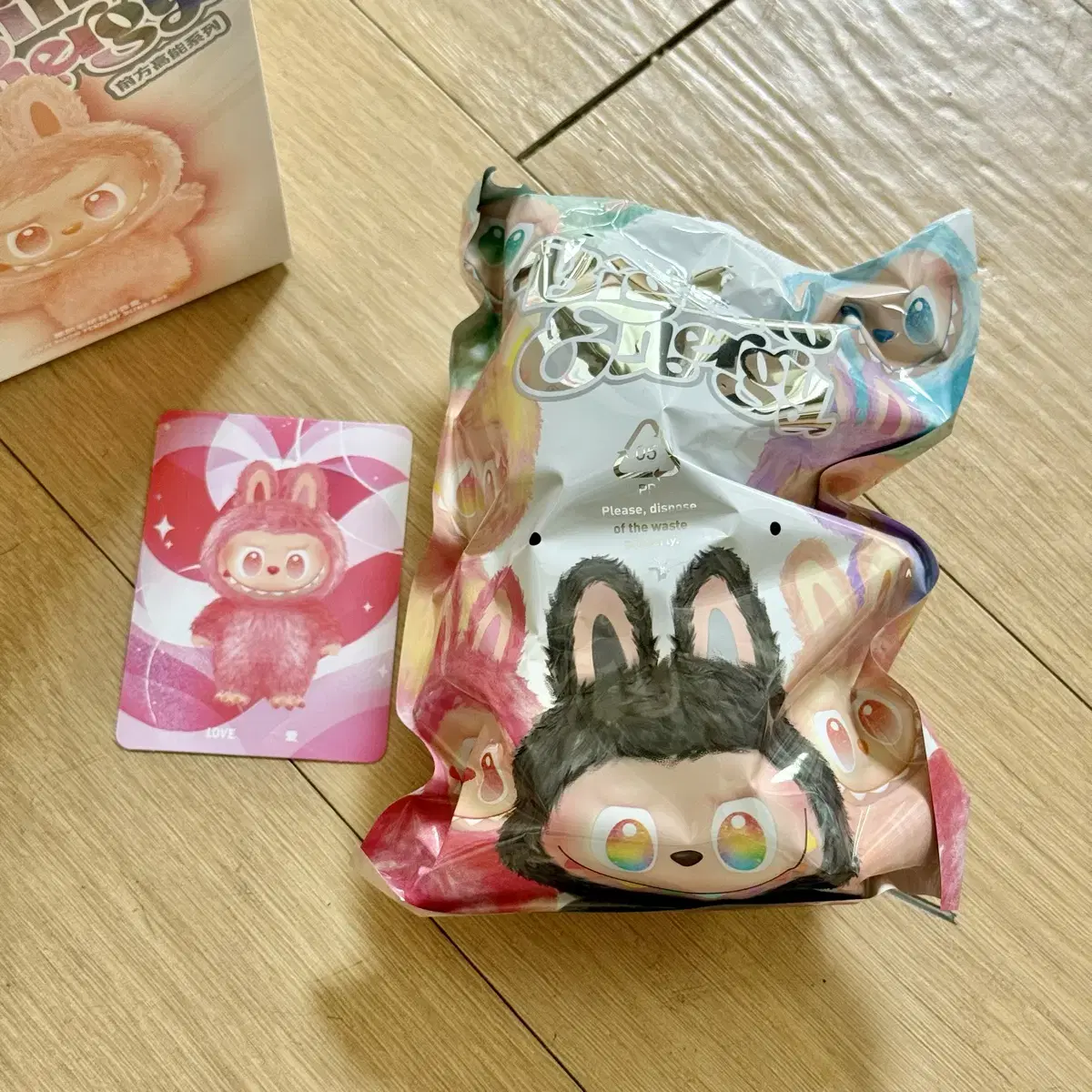 POP MART☆LABUBU THE MONSTERS HIGHLIGHT SERIES LOVE KEYRING Pop Mart Labubu The Monsters Highlight Series Love Keyring