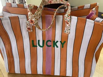 빔즈 구매! LUCKY 스트라이프 리사이클 플라스틱 백