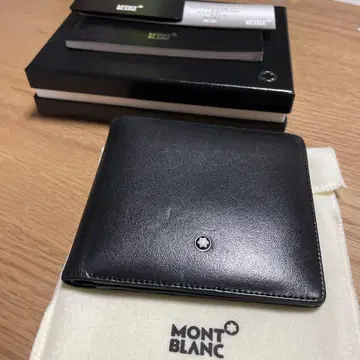 MONT BLANC 두겹 지갑 블랙