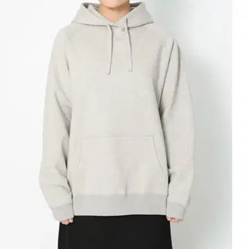 재활용 면 소재 후드 집업 M