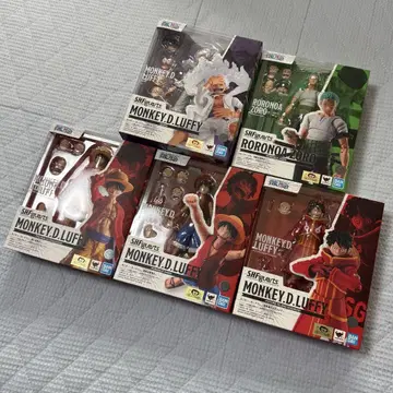미개봉 새상품 S.H.Figuarts 원피스 루피 조로 5개 묶음 판매