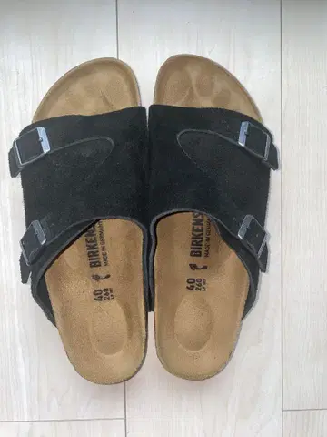 BIRKENSTOCK 버켄스탁 취리히 내로우 폭 블랙 40