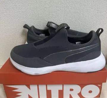 푸마 Puma 소프트 라이드 슬립온 와이드 그레이 27.5cm