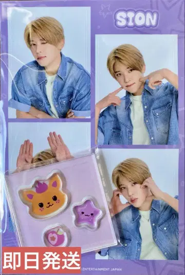 NCT Wish WISH 축제 4 컷 + 아크릴 스티커 시온