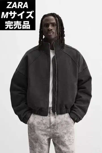 ZARA 자라 워시 가공 지퍼 자켓 M 완판템