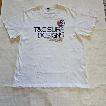 T&C SURF DESIGNS XL 티셔츠 화이트 사이즈 XL