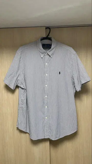 Ralph Lauren 스트라이프 반팔 셔츠(CLASSIC FIT)
