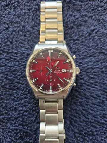 ORIENT 손목시계 빨간색