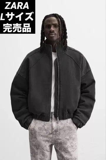 ZARA 자라 워시 가공 지퍼 자켓 L 완판템