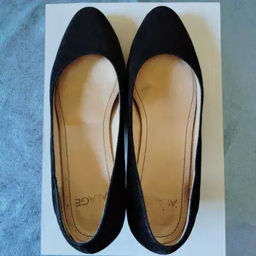 펌프스 24cm 블랙 검정 여성용 ALAGE 중고 무료배송