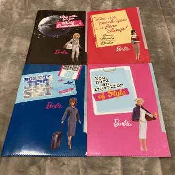 Barbie 바비 클리어 파일 포켓 포함 파일