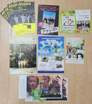 아라시 플라이어 전단지 레어 12장 묶음 판매 세트