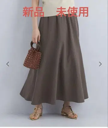그린 라벨 BREEZE LINEN 브리즈 린넨 머메이드 스커트