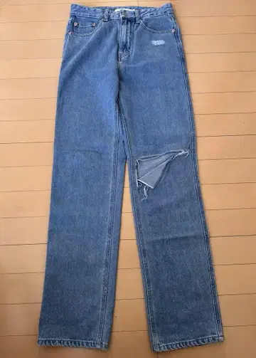 instantFunk 데미지 스트레이트 데님