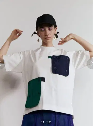 UN3D. 박스 포켓 티셔츠