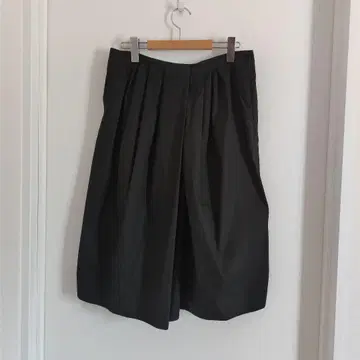 질샌더 코튼 와이드 숏 팬츠 38 블랙