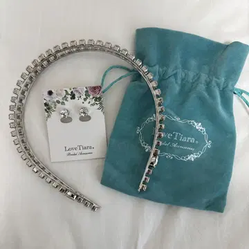 LoveTiara 러브 티아라 머리띠 귀걸이 세트