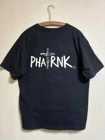 PHATRNK 팻랭크 그리스도 로고 티셔츠 XL 블랙