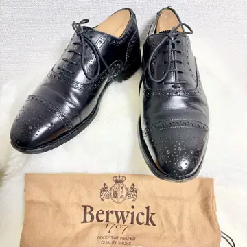Berwick 세미 브로그 UK5.5 검정 버윅 블랙