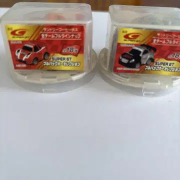 SUPER GT 풀 컬러 미니카 2개 세트