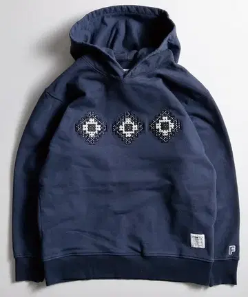 FDMTL 크로스 패치 후드티 4(XL) 블루