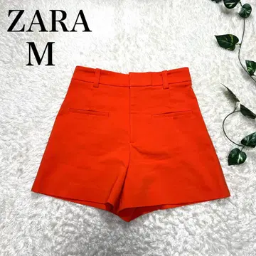 ZARA 자라 하프 팬츠 여성용 오렌지 M 사이즈