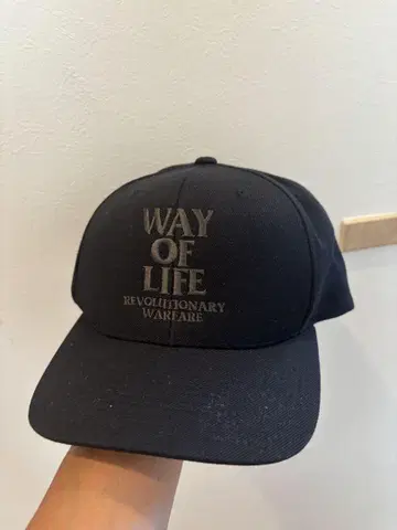 WAY OF LIFE 캡 블랙