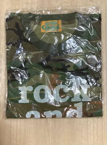 B'z 2002 GREEN 티셔츠 M 카모플라주 R&R