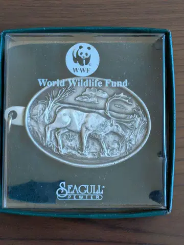 WWF 시걸 백랍 키링 키체인(키홀더)