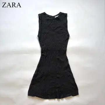 ZARA 케이블 니트 비쥬 원피스 드레스 블랙 예쁜