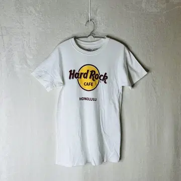 Hard Rock Cafe 하드 록 카페 호놀룰루 화이트 티셔츠 S