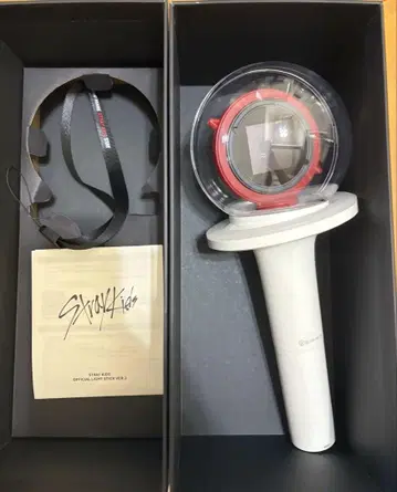 Stray Kids 응원봉 화이트 레드