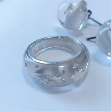 STAR JEWERLY 아크릴 반지 925 14호 스타 주얼리