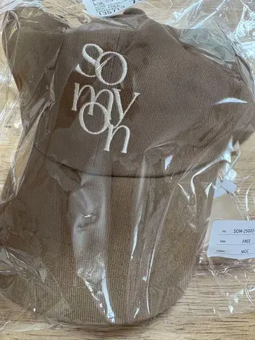 somyon 자수 캡 모카