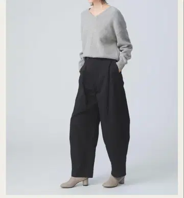 RHC 와이드 치노 팬츠 블랙