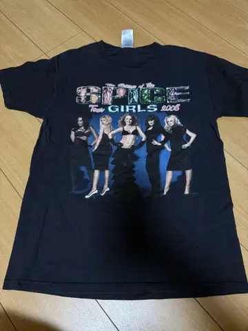 SPICE GIRLS 빈티지 양면 프린트 티셔츠
