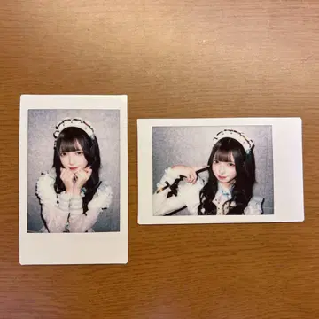 보라색 화이트데이 폴라로이드