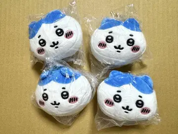 치이카와 (먼작귀) 쫄깃쫄깃 페이스 마스코트 키링 하치와레 세트