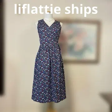 liflattie ships 꽃무늬 슬리브리스 랩 원피스