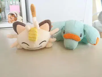 포켓몬 센터 세탁 가능한 봉제 인형 나옹(냐스) 고마조