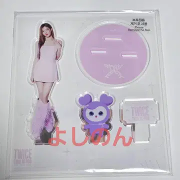 TWICE 사나 아크릴 스탠드 트레이딩 카드 포함 THIS IS FOR